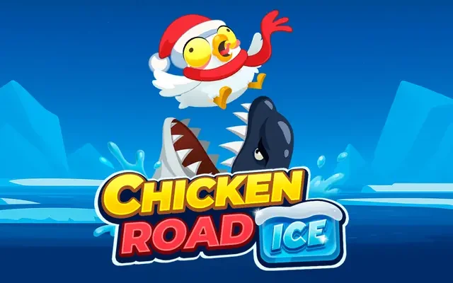 Bannerul jocului Chicken Road Ice de la InOut Games