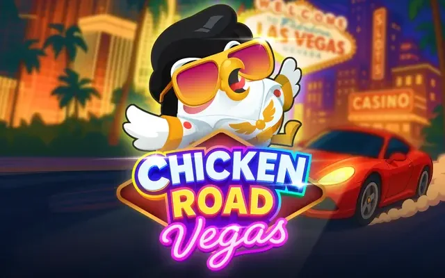 Bannerul jocului Chicken Road Vegas de la InOut Games